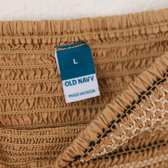 Elegant Tan Women's Dress - Picture 6 of 7